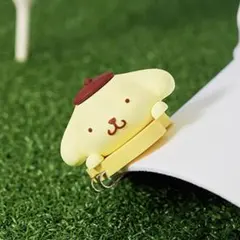 海外限定　サンリオ　ポムポムプリン　ゴルフ　フィギュア　ボールマーカー