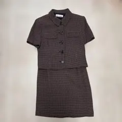 美品 Miss Chloe ミスクロエ シングルジャケット 総柄 ラベンダー 