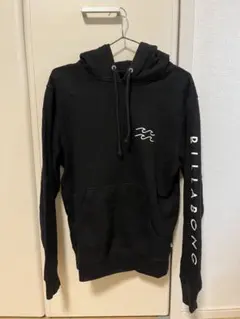 BILLABONG メンズ S フード付きパーカー トレーナー 黒