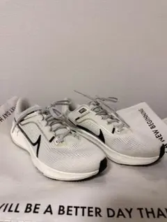 NIKE PEGASUS 40 24cm ホワイト　ランニング