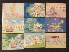 ポケモンポストカード　9枚セット　レトロ