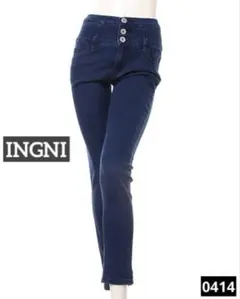 ぴ*ー様 0414 INGNI ハイウエストスキニー／パンツA インディゴ