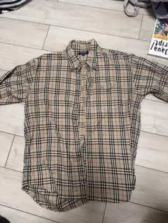 お*ど様 BURBERRY LONDON チェック柄 半袖シャツ Mサイズ