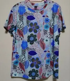 SHEIN 花柄 半袖 Tシャツ Lサイズのサムネイル