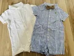 Ralph Lauren ロンパース 6M ２枚セット　蝶ネクタイ付き