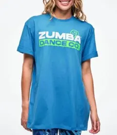 最新作 正規品 ZUMBA Tシャツ フリーサイズ ロゴT ネイビー 新品