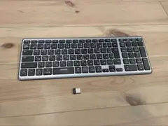 UGREEN ワイヤレスキーボードBluetooth＆2.4G USB-C充電式