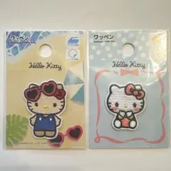 サンリオ　ワッペン　ハローキティ　日焼けキティ　ダイソー