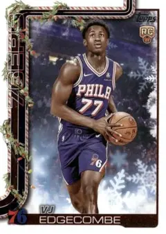 【1222】76ers VJ EDGECOMBE Topps Flagship