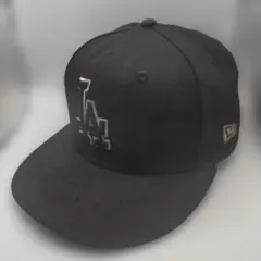 ◆4243 NEWERA　ロサンゼルスドジャース　ブラック　キャップ