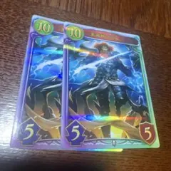 シャドウバース リアルプロモーションカード 至高神 ゼウス 2枚セット