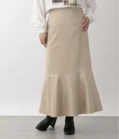 LOWRYSFARM スエードマーメイドスカート