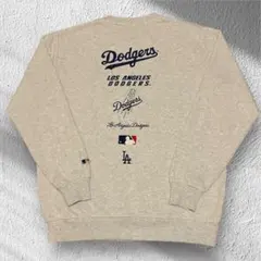 M*龍様 【希少3L】MLB ドジャース スウェット 裏起毛 ヘザー杢グレー デ