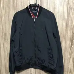 TOMMY HILFIGER ブラック ナイロンジャケット Lサイズ