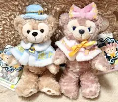 2013年 クリスマス ダッフィー シェリーメイ ぬいぐるみバッジ