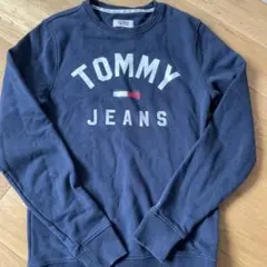 TOMMY JEANS ネイビー ロゴスウェット XS