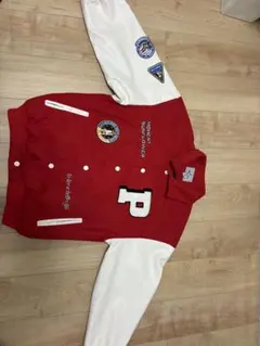 TIDE EKU スタジャン レッド ホワイト Lサイズのサムネイル