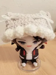 にじぱぺっと　10cmぬいぐるみ　ニット帽　ぬい服