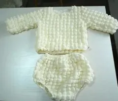 ポップコーン素材 トップス ブルマ セットアップ 80cm