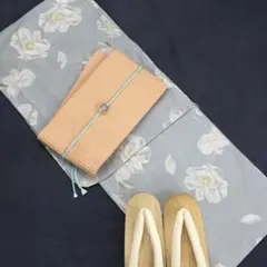 洗える着物 夏着物 単衣 絽 紅型風通 花鳥風景 - メルカリ