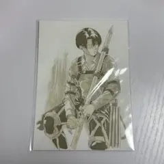 進撃の巨人 復活上映 入場特典 リヴァイ ビジュアルカード