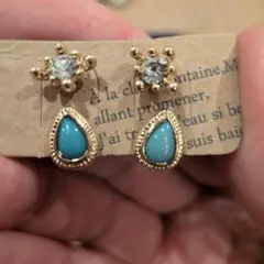 新品未使用！2点セットピアス