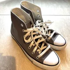 【CONVERSE】CANVAS ALL STAR ハイカット　グレー　23㎝
