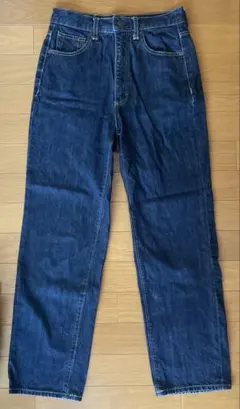 GU ハイウエストストレートパンツ デニム