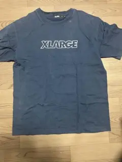 XLARGE ロゴプリント Tシャツ ネイビーのサムネイル