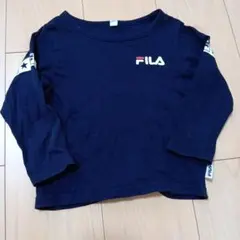 FILA 長袖カットソー ネイビー