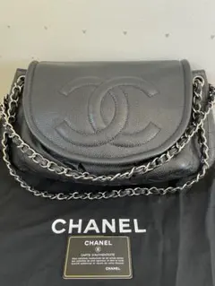 【CHANEL】デカココ マトラッセ チェーンショルダーバッグ キャビアスキン