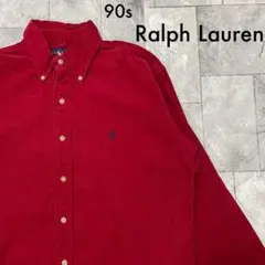 90s Ralph Lauren コーデュロイシャツ ボタンダウン USA企画