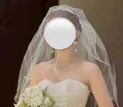 新婦　ベール　　ウェディング