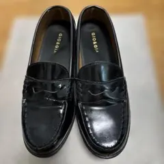 【美品】ＧＩＯ＆ＧＩＡ　24cm ブラック ローファー