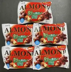 【LOTTE】アーモンドチョコレート　ポップジョイ43g×5袋のサムネイル