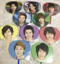 嵐　ミニうちわ　10枚セット　5×10 beautiful World