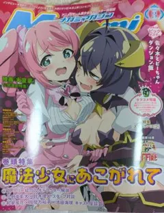 メガミマガジン2024年3月号 魔法少女にあこがれて表紙のポスター切り抜きあり