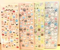 h*o様 【未開封】オバケーヌ　マシュマロ　ぷくぷく　立体シール　4枚　説明をご