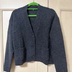 UNIQLO スフレヤーンショート丈カーディガン