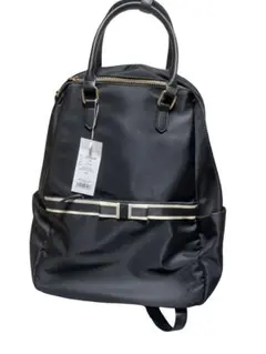 新品　toccoCloset 2WAY黒リュック・バックパック　ブラック　リボン