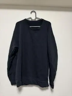 黒のスウェットトレーナー XL