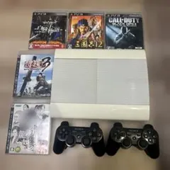 PS3本体 4000Bコントローラー2個 ソフト5個