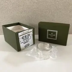 クリストフル❣️新品ナプキンリング シルバーコーティング 2個