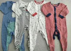 NEXT　ロンパース　足つき　6〜9month　4枚