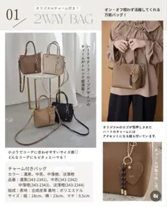 【新品未使用】しまむらtalbyyumi バッグ ベージュ