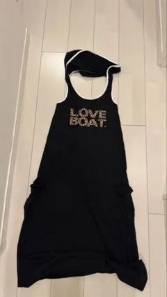 LOVE BOAT フード付きカーゴロングワンピース
