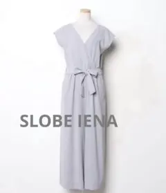 最終値下げ！SLOB IENA★Vネック オールインワンパンツ リボン付き