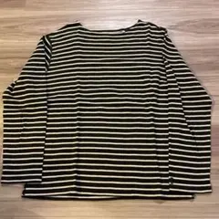 ハリウッドランチマーケット　ボーダーTシャツ　サイズ4のサムネイル