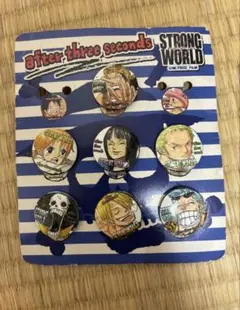 ONE PIECE STRONG WORLD 缶バッジ7個