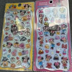 プチドロップステッカー　ツムツム　ミニーちゃん　おまけ付き